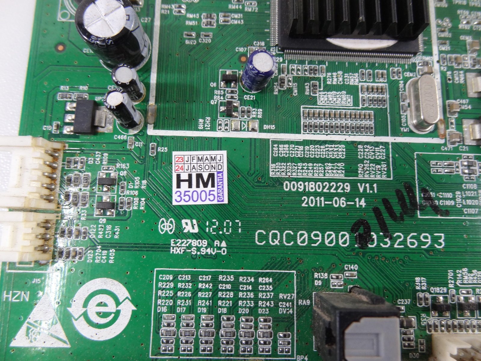 Placa Principal Tv Hbtv 32d05hd 0091802229 V1 1 Cqc09001032693 HM