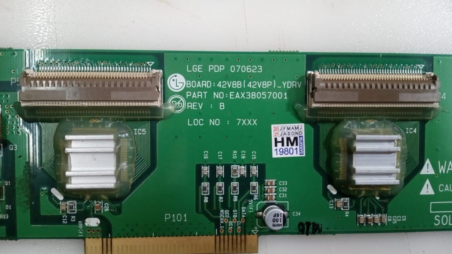 Placa Y-Drive LG 42pc5rv / Eax38057001 - HM Eletronicos